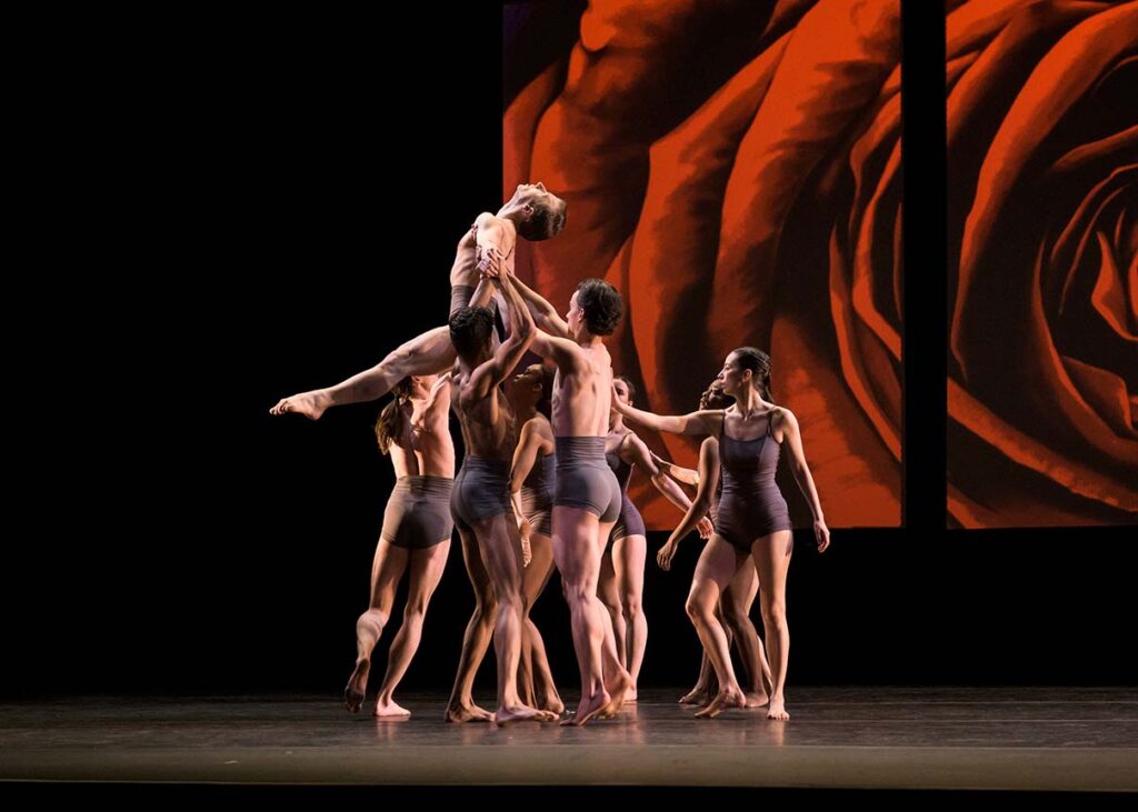 Stephen Petronio Company in AMERICAN LANDSCAPES (2019) by Stephen Petronio. Images by Robert Longo. Photo by Ian Douglas